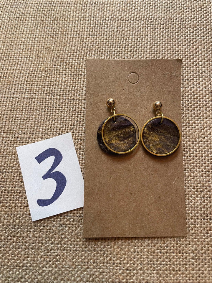 Handmade Clay Dangle Earrings