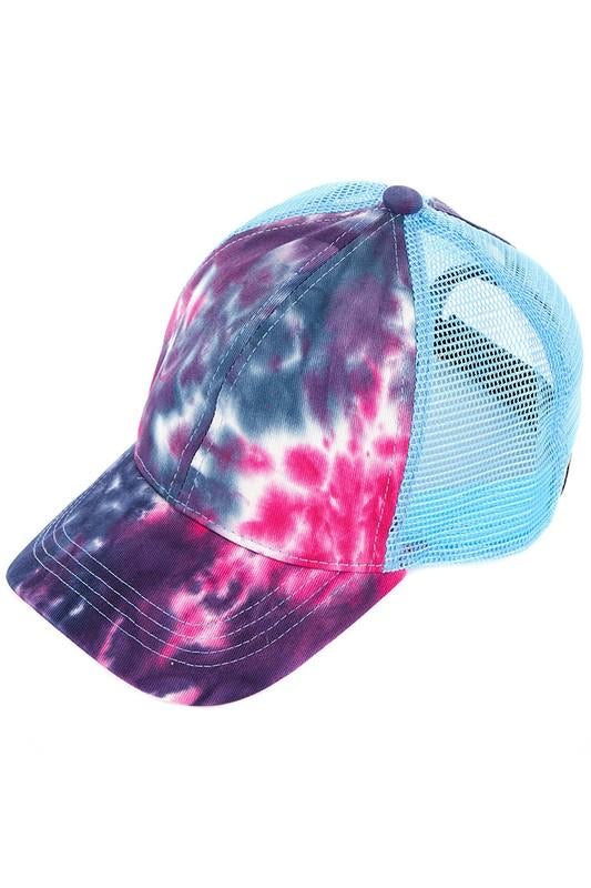 CC Tie Dye Ponytail Hat *2 colors*