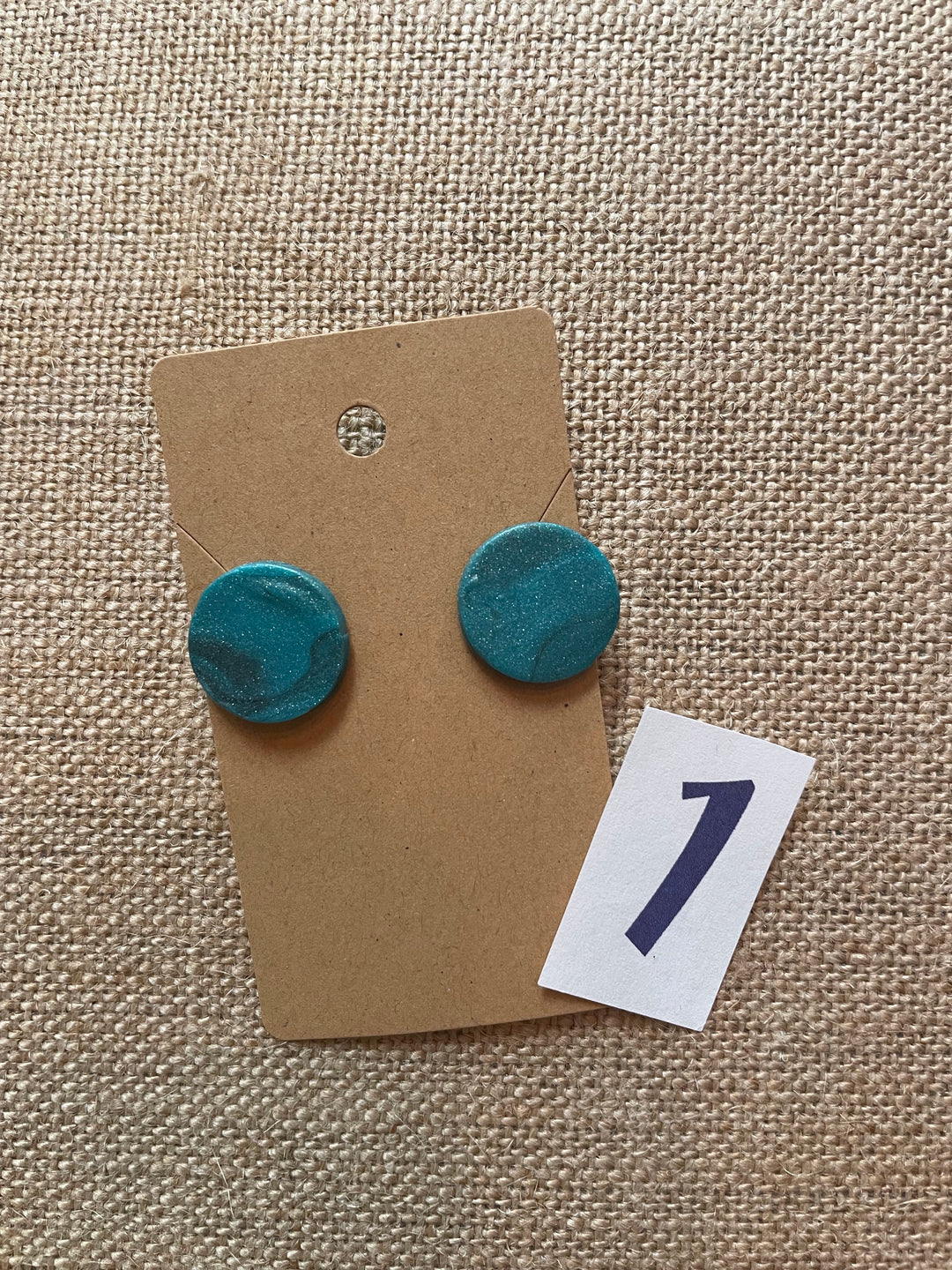 Handmade Clay Stud Earrings