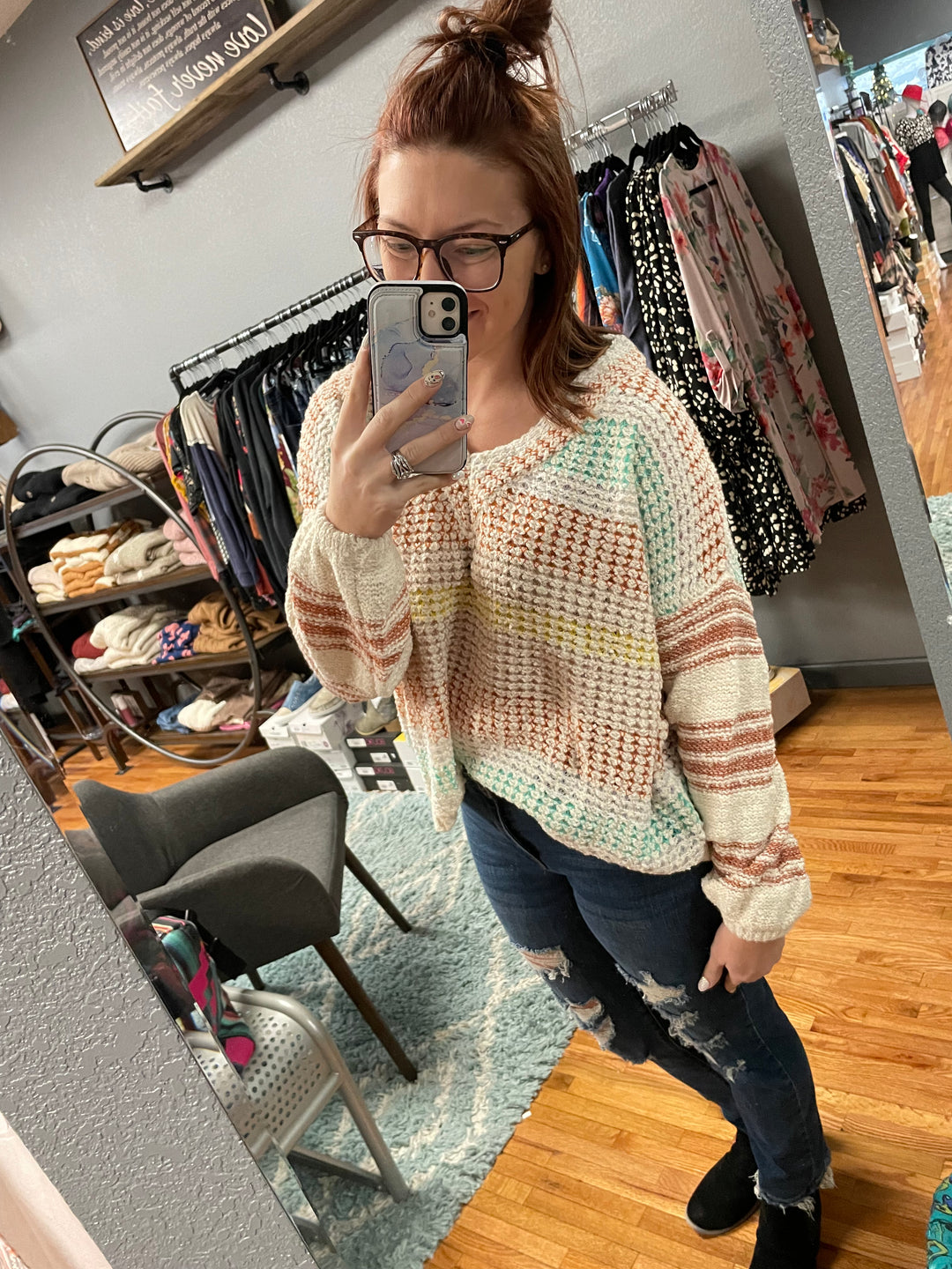 Feeling Cozy Oversized Fuzzy Sweater